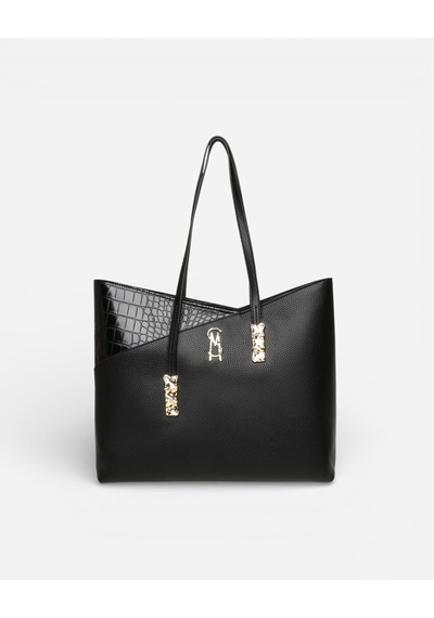 Steve Madden Belıot-c Black/gold Kadın Siyah Omuz Çantası Belıot-c