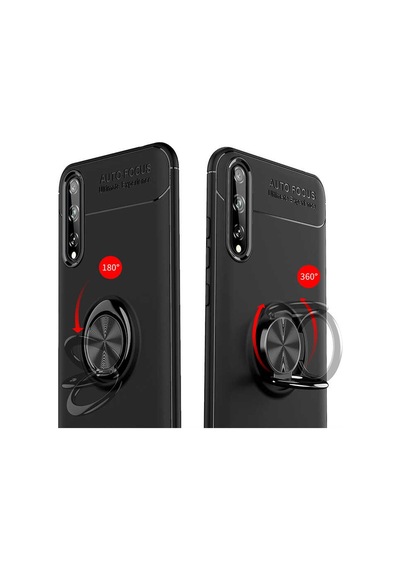 Huawei P Smart S Y8p Kılıf Zore Ravel Silikon Kapak Mavi
