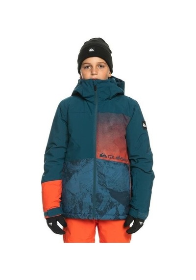 Quiksilver Çocuk Snowboard Ceketi Majolıca Blue Petrol