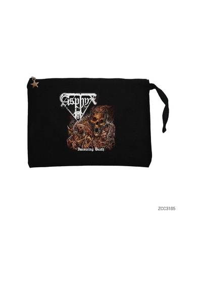 Zepplin Giyim Asphyx Siyah Clutch Astarlı Cüzdan / El Çantası Siyah