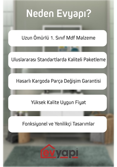 Biani Fix Loft 100 Cm Banyo Dolabı,Seramik Lavabolu, Aynalı,Lavabo Dahil,Mdf,Mat Beyaz Biani Fix Loft 100 Cm Banyo Dolabı,Seramik Lavabolu, Aynalı,Lavabo Dahil,Mdf,Mat Beyaz