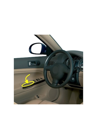 Skoda Superb 00-08 Sol Ön Kapı İç Tutamak Parçası Siyah 3B0867175