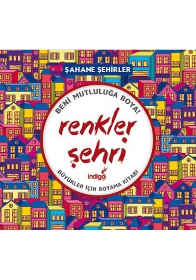 Büyükler İçin Boyama Renkler Şehri