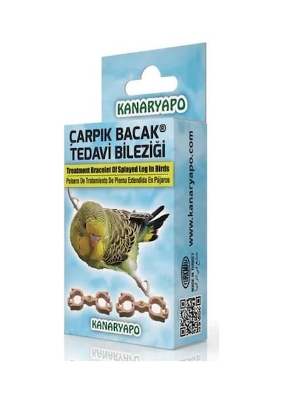 Kanaryapo Muhabbet Kuşu Çarpık Bacak Bileziği 10'lu Paket