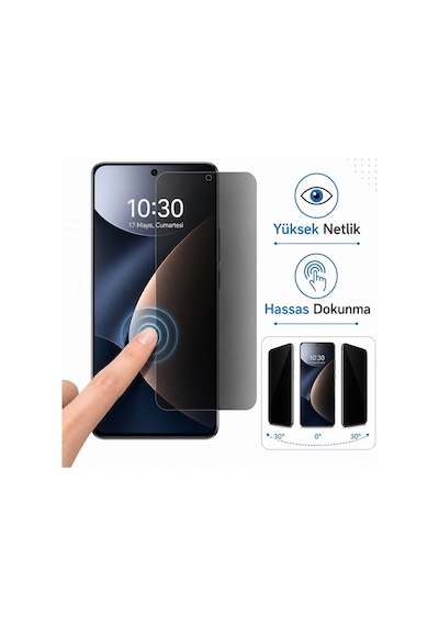 Xiaomi 15t Pro Hayalet Ekran Koruyucu Gizlilik Filtresi