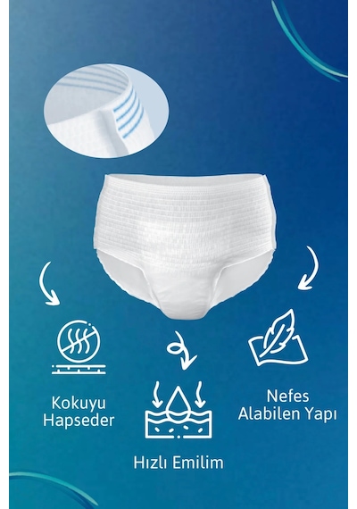 Tena Protection Pants Regular Emici Külot Yetişkin Bezi Xl 360adt Tek Ebat