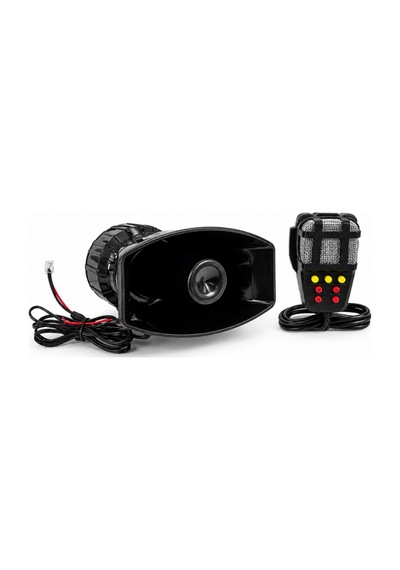 12v Mikrofonlu Siren Güçlü Sesli Araç Sireni Ve Anons Sistemi 100w