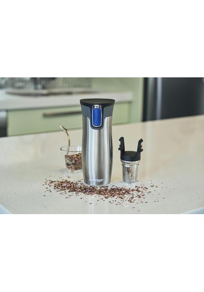 Westloop Autoseal Termos Bardak 470 Ml Gri Çok Renkli