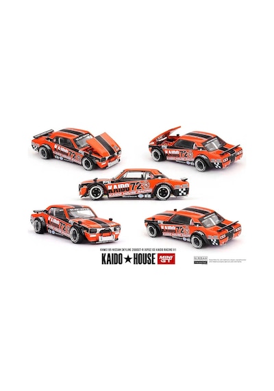 Mini Gt 1/64 Kaido House Nissan Skyline 2000gt-r Kpgc10 Kaido Racing V1 Çok Renkli