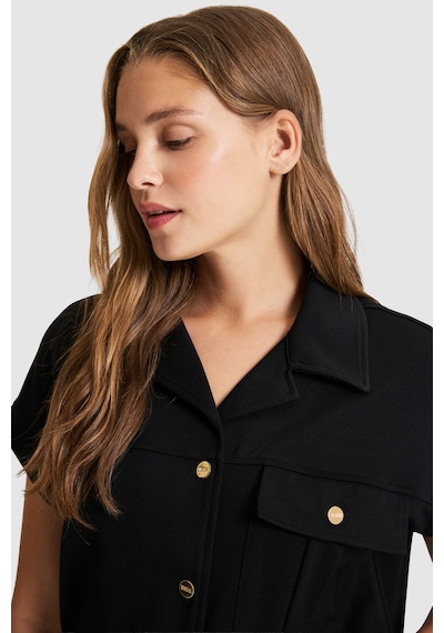 U.s. Polo Assn. Kadın Siyah Gömlek Örme 50325372-vr046