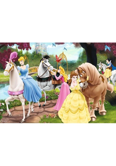 Wd - Büyülü Prensesler - 2x24p Puzzle - 88652 Standart