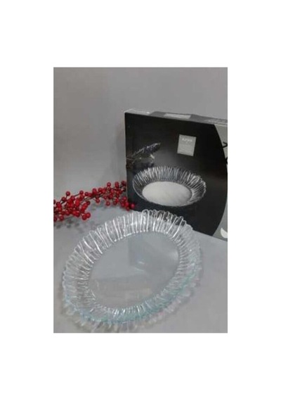 Paşabahçe Aurora Büyük Oval Tabak 33x25 Cm Kutulu Beyazz Çok Renkli