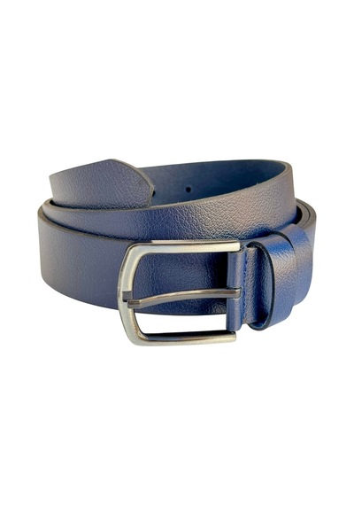Süzer Deri Battal Boy Hakiki Deri 4 Cm. Tokalı Düz Model Spor Erkek Kemer Lacivert Lacivert