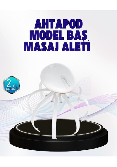 Taşınabilir Elektrikli Kafa Masaj Cihazı Sessiz Motor Ve Ergonomik Tasarım