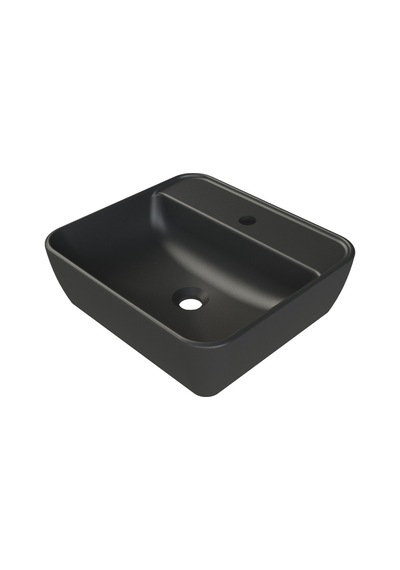 Siyah Renkli 46x42 Cm Lavabo Tasarımı 508 Yeşil
