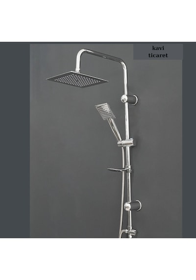 Faumix Ckdubai01 Krom Yağmurlama Tepe Duş Seti Krom