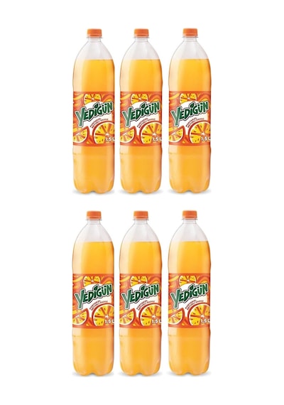 Yedigün Portakal Meyveli Gazoz 6 x 1500 ML
