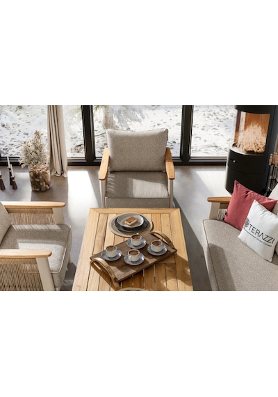 Melody Bahçe & Balkon Oturma Grubu Krem Melody Bahçe & Balkon Oturma Grubu Krem
