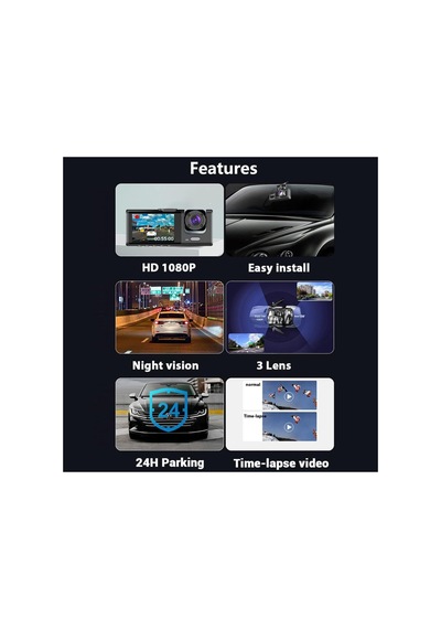 1080 Fhd Wifi App Destekli Gps Ve Hız Göstergeli Döngüsel Kayıt al Ürün