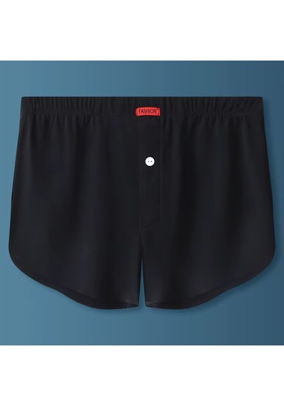 Ece's Design Boxer Buz İpek Dikisiz 1 Parça M1003 Siyah