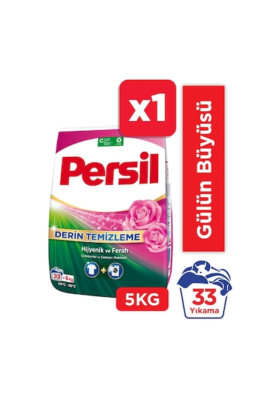 Toz Gülün Büyüsü 33 Yıkama 5 Kg, Gülün Büyüsü 5kg