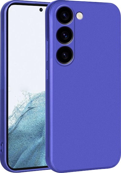 Galaxy S23 Plus Uyumlu Zore Premier Silikon Kılıf-saks Mavi Saks Mavi