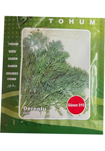 Dereotu Tohumu Gönen 010 Dere Otu Tohumu İlaçlı 25 Gram