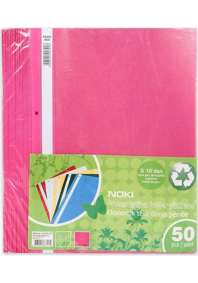Noki Koyu Pembe Telli Dosya Eco 50'li