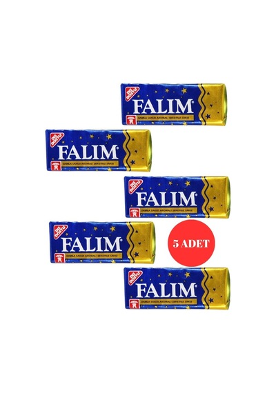 Falım Damla Sakızı Aromalı Şekersiz Sakız 5 Adet