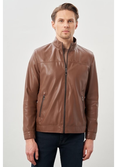 İmza Koyu Kahverengi Suni Deri Hakim Yaka Düz Yırtmaçsız Tam Astar Slim Fit Casual Deri Mont 1038245151 Koyu Kahverengi İmza Koyu Kahverengi Suni Deri Hakim Yaka Düz Yırtmaçsız Tam Astar Slim Fit Casual Deri Mont 1038245151 Koyu Kahverengi