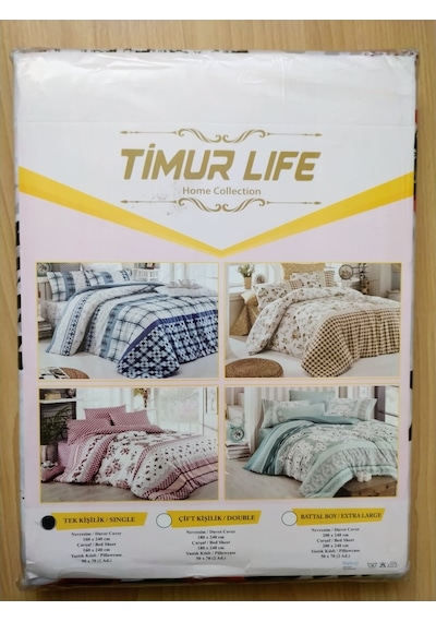Timurlife Yarış Arabalı Tek Kişilik Nevresim Takımı