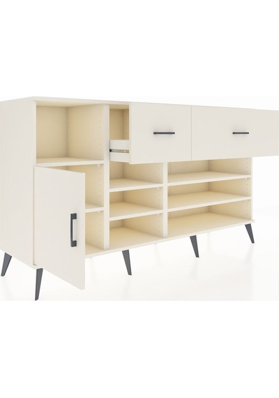 Kronos Konsol 6 Raflı 2 Çekmeceli Tek Kapaklı 176x59x99 Aytaşı-a Aytaşı-aytaşı