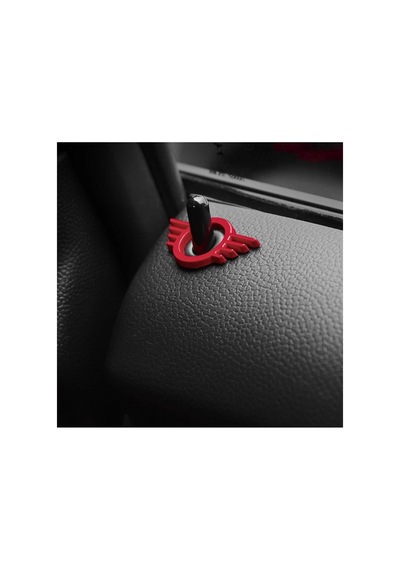 Mini Cooper Logo Kapı Kilidi Kırmızı Çerçeveleri