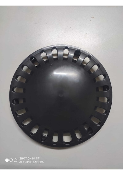 Renault Toros 13 Inc Siyah Kırılmaz Jant Kapağı 4 Adet /3710syh/