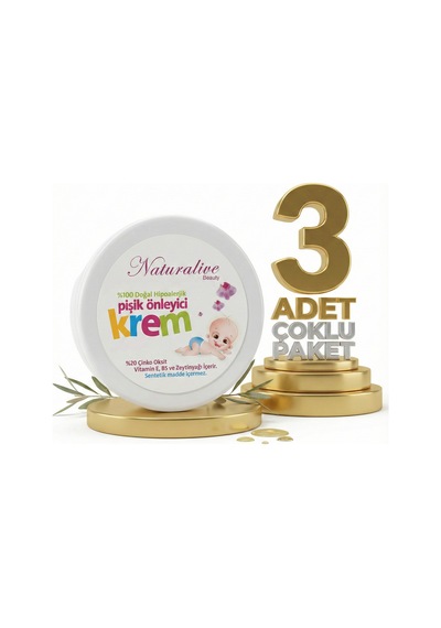 Naturalive Doğal Pişik Kremi 3x50 Gr