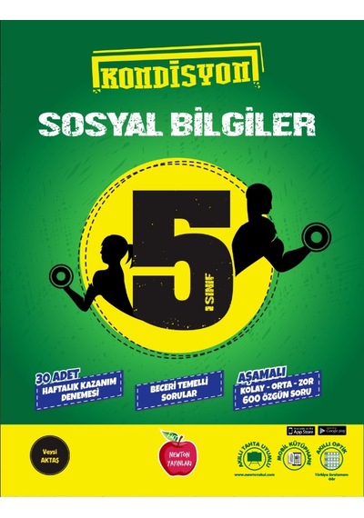 Newton 5. Sınıf Kondisyon Sosyal Bilgiler Haftalık Kazanım Denemesi