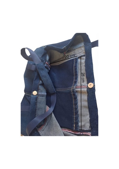 Tuttobene Maxy Denim Oversize Çanta, Geniş Hacimli Günlük Alışveriş, Seyahat Ve Omuz Çantası Tb044