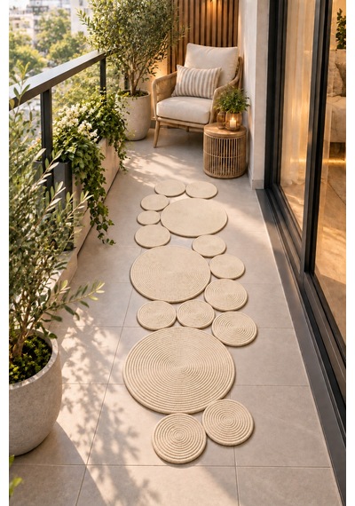 Bohem Asimetrik Jüt El Yapımı Yuvarlak Detaylı Jüt Hasır Görünümlü Dekoratif Kilim, Organik Form Modern Banyo Mutfak Koridor Halı Kilim Paspas Doğal Tasarım Krem 934606952 Krem Bohem Asimetrik Jüt El Yapımı Yuvarlak Detaylı Jüt Hasır Görünümlü Dekoratif Kilim, Organik Form Modern Banyo Mutfak Koridor Halı Kilim Paspas Doğal Tasarım Krem 934606952 Krem
