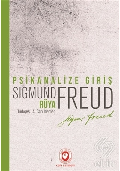 Psikanalize Giriş-Rüya - Sigmund Freud - Cem Yayınevi