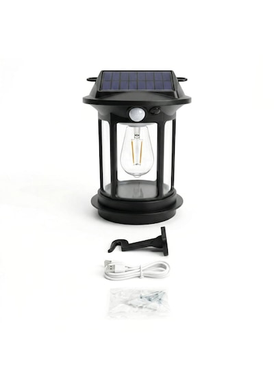 Panther Pt-387 Fonksiyonel Solar Güneş Enerjili + Usb Şarjlı Duvar Ve Kamp Lambası 1 Adet