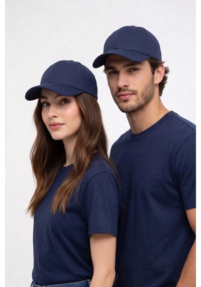 Mollycrush Büyük Beden Kep Şapka Lacivert Unisex Xl 59-63 Cm Ayarlanabilir Metal Tokalı Lacivert