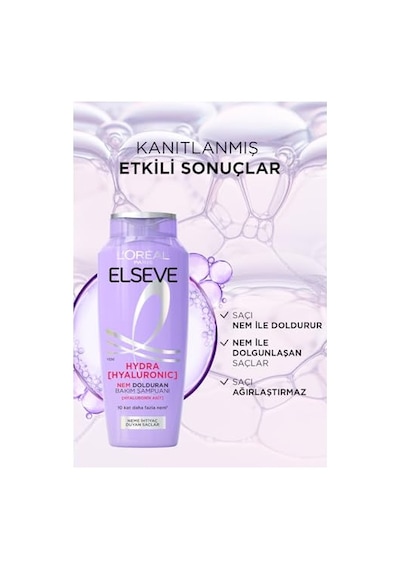 L'oréal Paris Elseve Hydra Hyaluronic Nem Dolduran Bakım Şampuanı 300 Ml Diğer