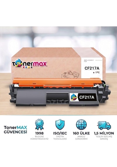 Tr Hp Uyumlu Tonermax Cf217a Muadil Toner 10'li Paket Laserjet Pro M130fn 1.600 Sayfa
