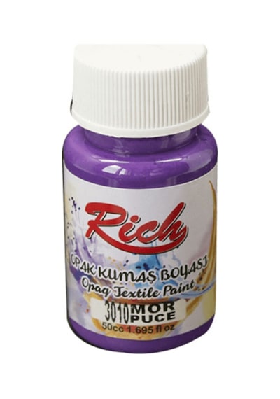 Rich 50 Cc Mor Akrilik Kumaş Boyası 3010