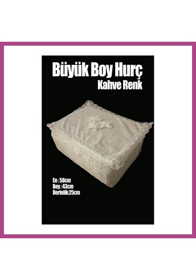 Gees Global Çeyizlik Büyük Tek Hurç Çiçekli, Kadife Tek Hurç Çeyizlik Dantelli Hurç, Büyük Boy Hurç Gbzs Çok Renkli