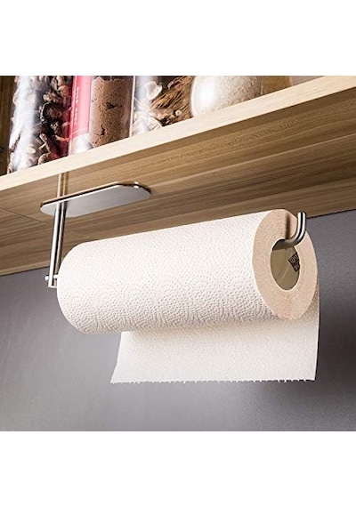Paslanmaz Çelik Kağıt Rulo Havlu Askılığı/havluluk - Kendinden Yapışkanlı - Model: Berlin - İnox 16.5 x 12.2 x 11.2 CM