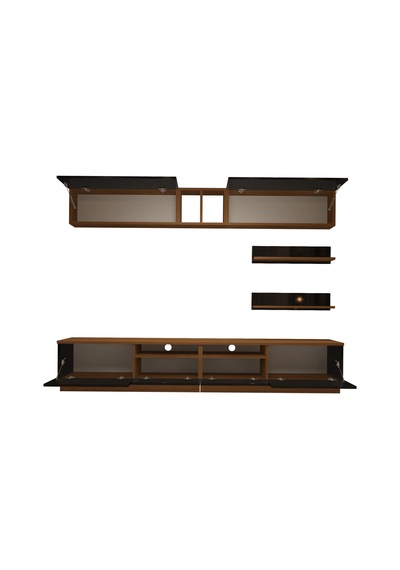 Decoraktiv Trendstyle 5220 Slm Tv Ünitesi Tv Sehpası Ceviz - Siyah