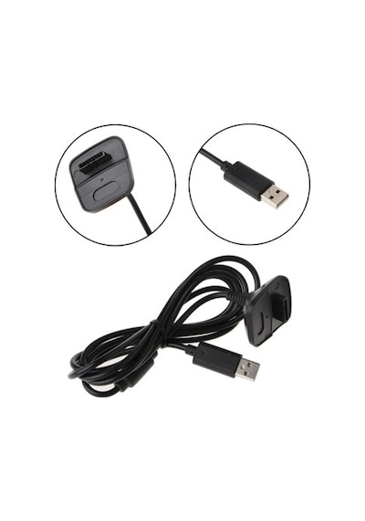 Xbox 360 Gamepad Usb Kol Şarj Kablosu Aparatı