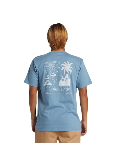 Quiksilver Aqyzt09562 Tropical Breeze Mor Erkek Tişört 001