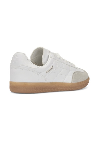 Günlük Unisex Sneaker Bağcıklı Dikiş Detaylı Oval Burun Tırtıklı Taban Hafir Spor Ayakkabı 353 Beyaz Günlük Unisex Sneaker Bağcıklı Dikiş Detaylı Oval Burun Tırtıklı Taban Hafir Spor Ayakkabı 353 Beyaz